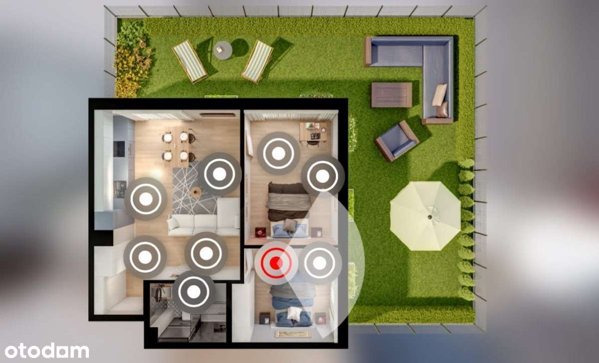 3 pokoje z ogródkiem 66m2 | KLIMA | OGRZ. PODŁOGOWE-3