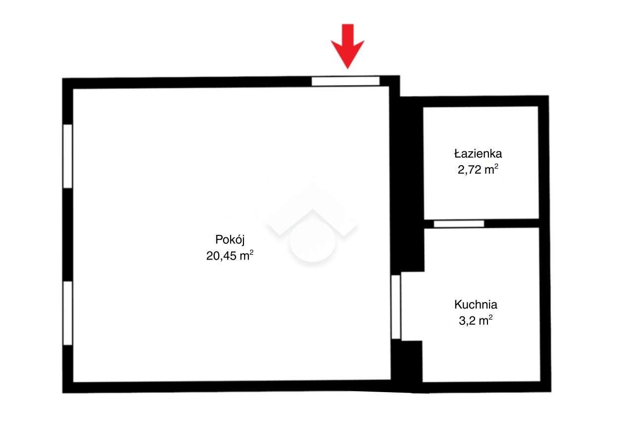 Kawalerka | Blisko rynku | 2 piętro | Osobna kuchnia-9