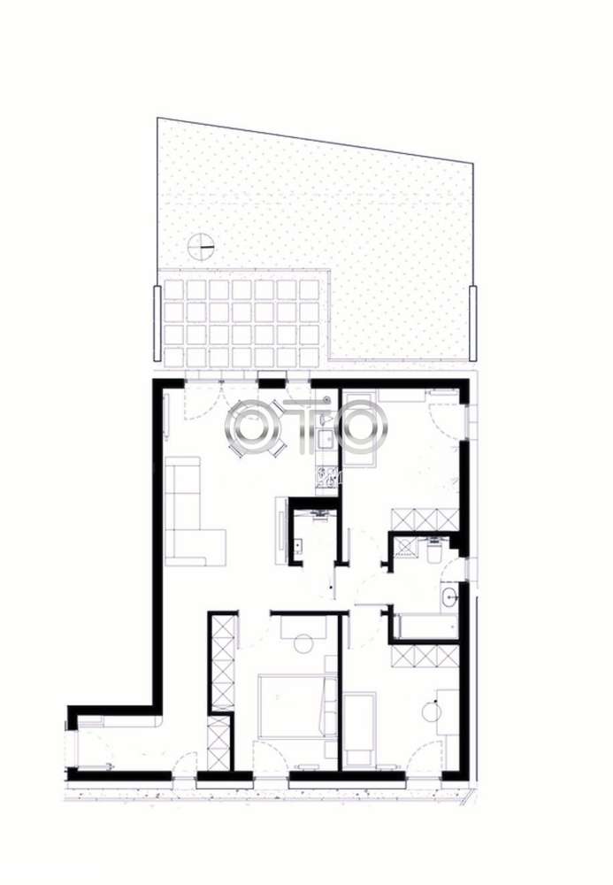 Wykończone mieszkanie 4-pokojowe z dużym ogrodem - Pełny obrazek: 5/5