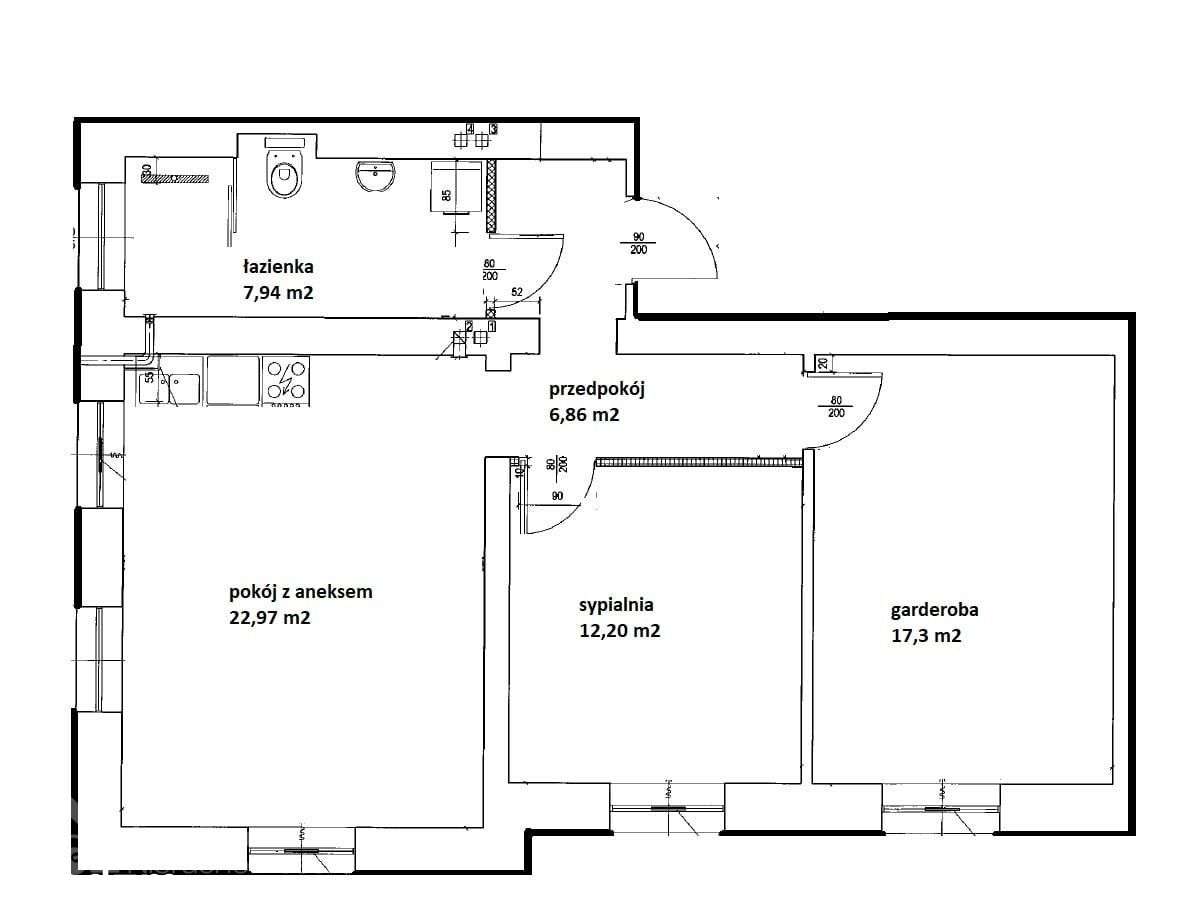 Mieszkanie, 67,27 m², Wałbrzych-8