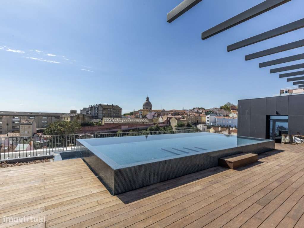Apartamento T2 com Suite, Estacionamento e Piscina no Terraço - Vis...-29