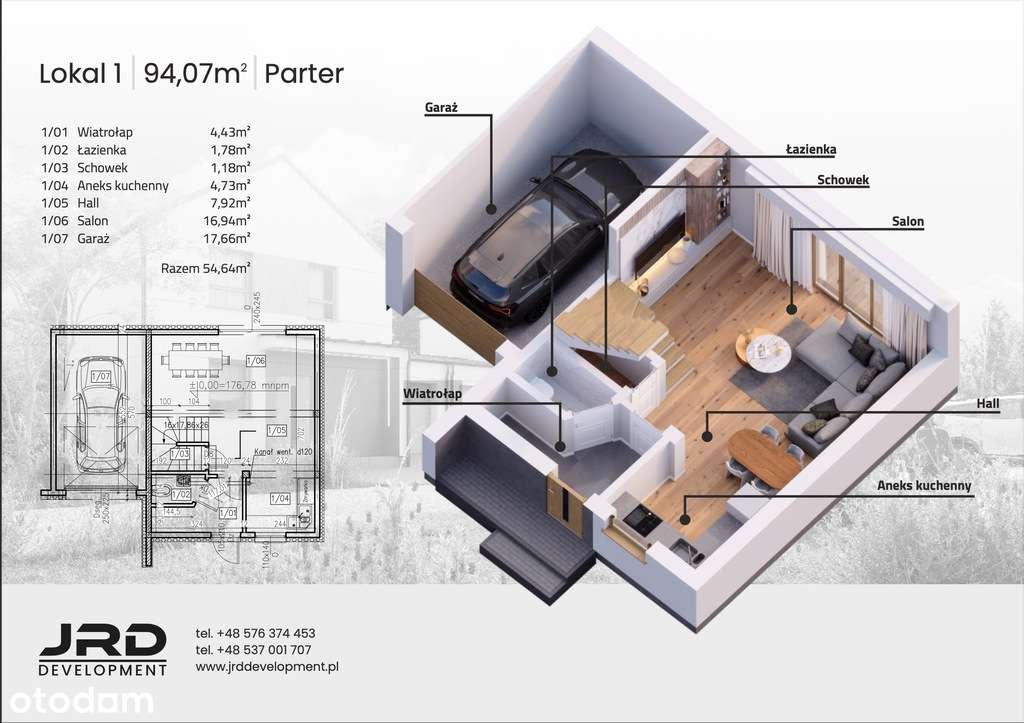 Domy z ogródkiem i garażem – przedsprzedaż! - Pełny obrazek: 5/20