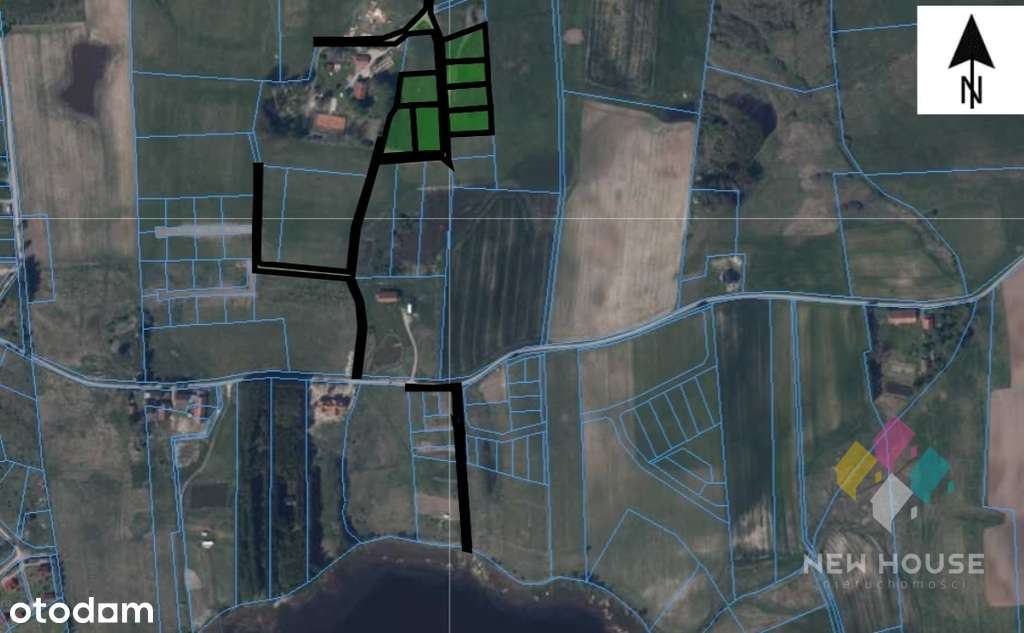 Działka z możliwością zabudowy, dojście do jeziora - Pełny obrazek: 4/7
