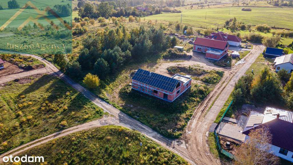 Domy w Różnowie.Stan surowy otwarty, duża działka-18