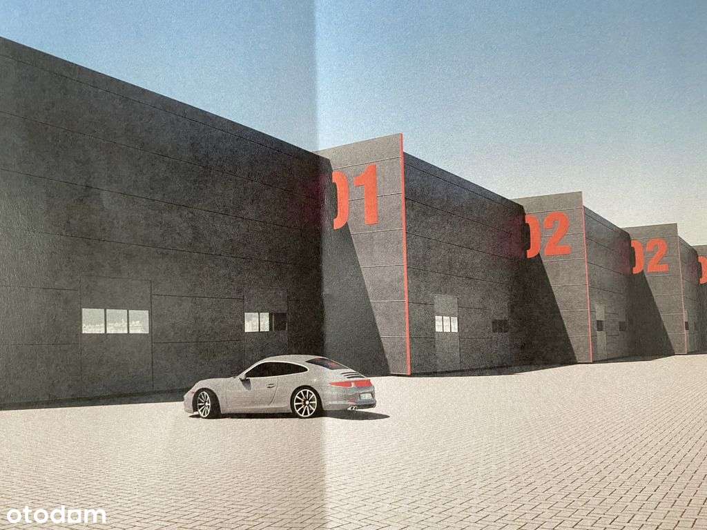 Działka inwestycyjna 0,5ha z projektem hali 2000m-0