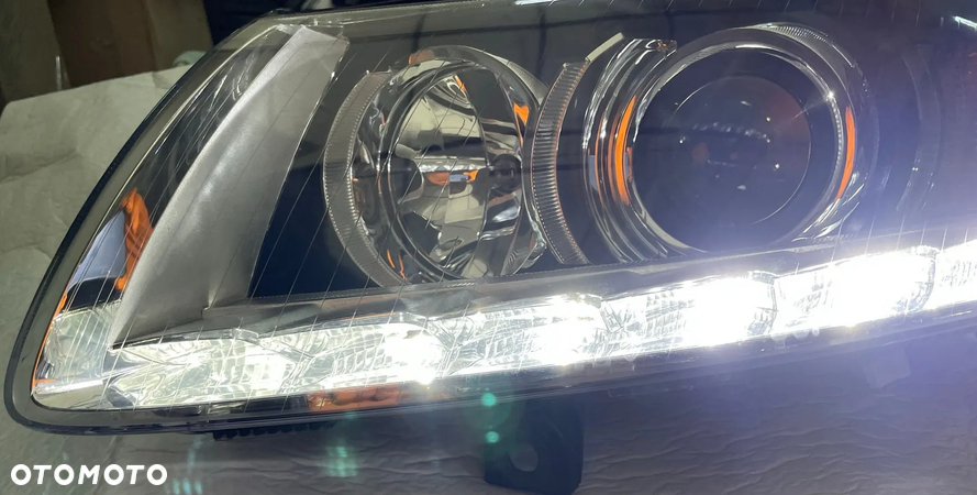 Audi A6 C6 4F Lift reflektor lewy lampa bi xenon nieskrętna nowa oryginał - 2