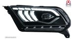 Faruri Full LED compatibil cu Ford Mustang V (2010-2014) cu Semnal Dinamic Secvential Tuning Ford M - 3