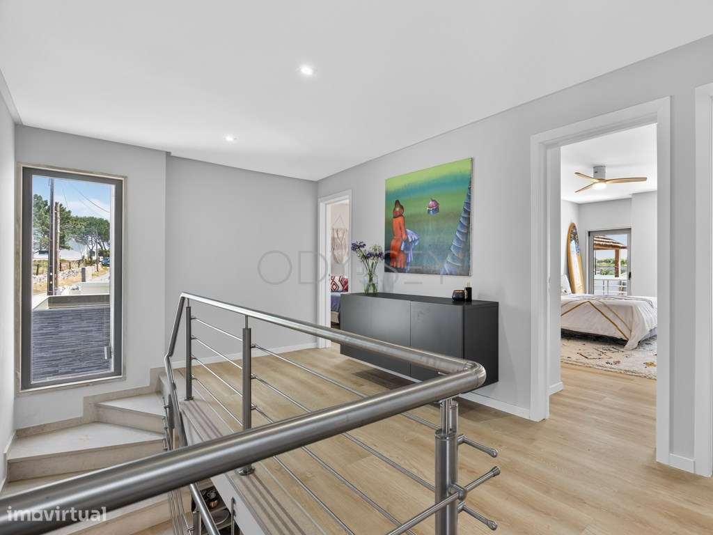 Villa entre litoral e campo com vista mar perto da Ericeira-54