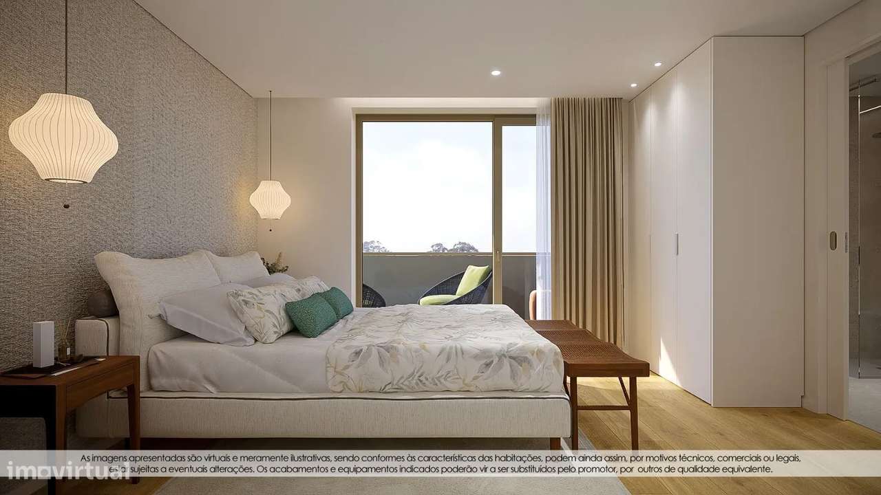 T2 Novo c/ Terraço e Lugar de Garagem Duplo em Arcozelo-9