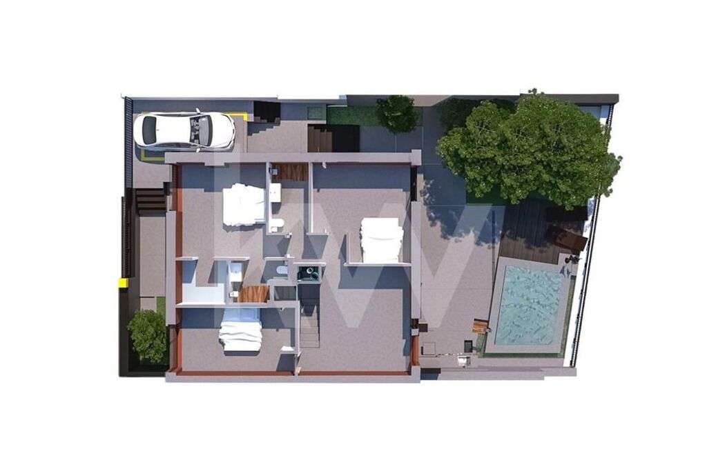 Terreno com projeto aprovado,  para construção moradia V3+1 em Bairro, - Grande imagem: 5/6