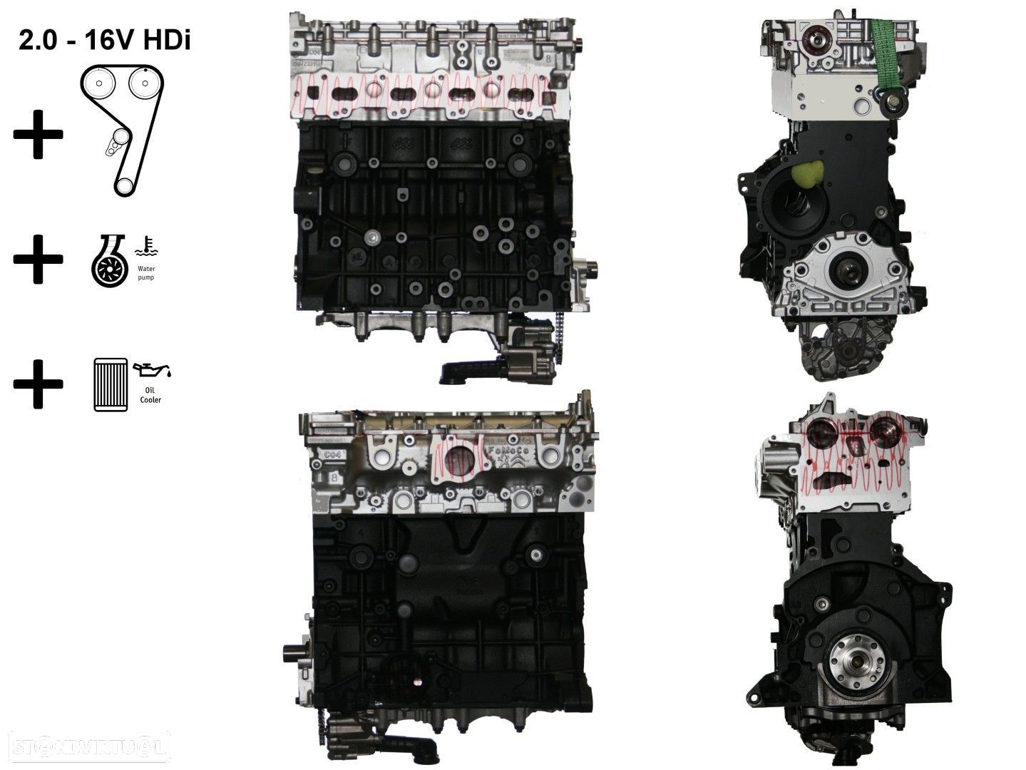 Motor  Reconstruído Citroen C5 2.0 HDi - 1