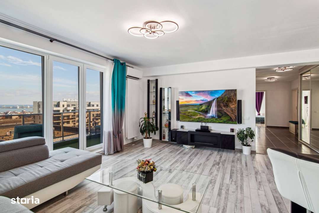 Penthouse 4 camere, mobilat si utilat premium in Complex Maurer, Tomis - Imagine principală: 4/19