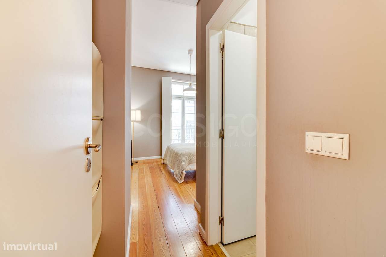 Apartamento T2 no Chiado, no centro histórico de Lisboa-12