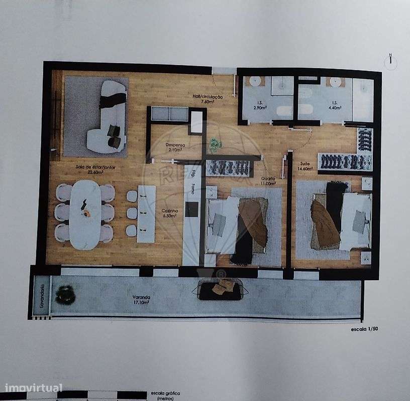 Apartamento T2 para venda - Grande imagem: 4/4