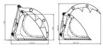 Cupă tip crocodil cupă gunoi multifuncțională - 6