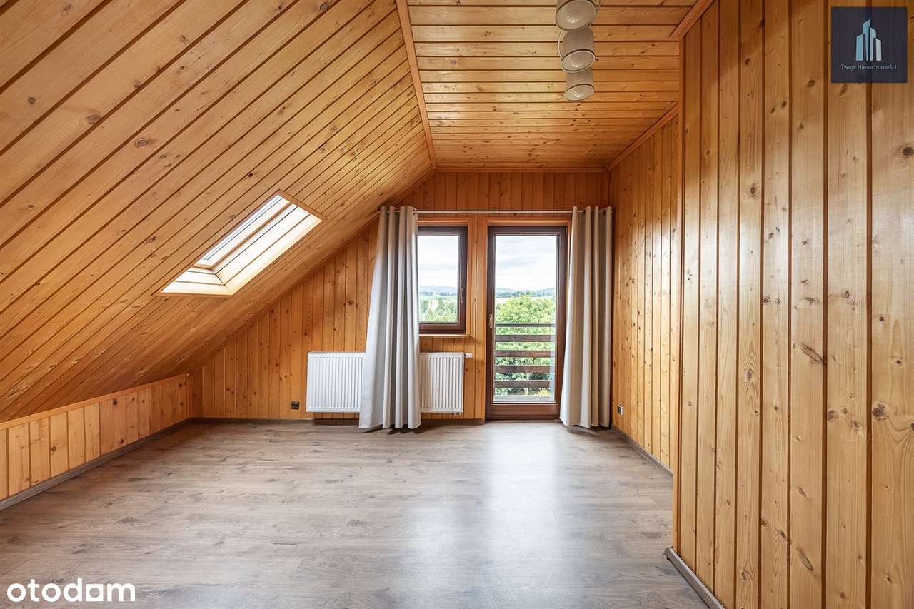Dom z widokiem na panoramę Beskidu Żywieckiego-9