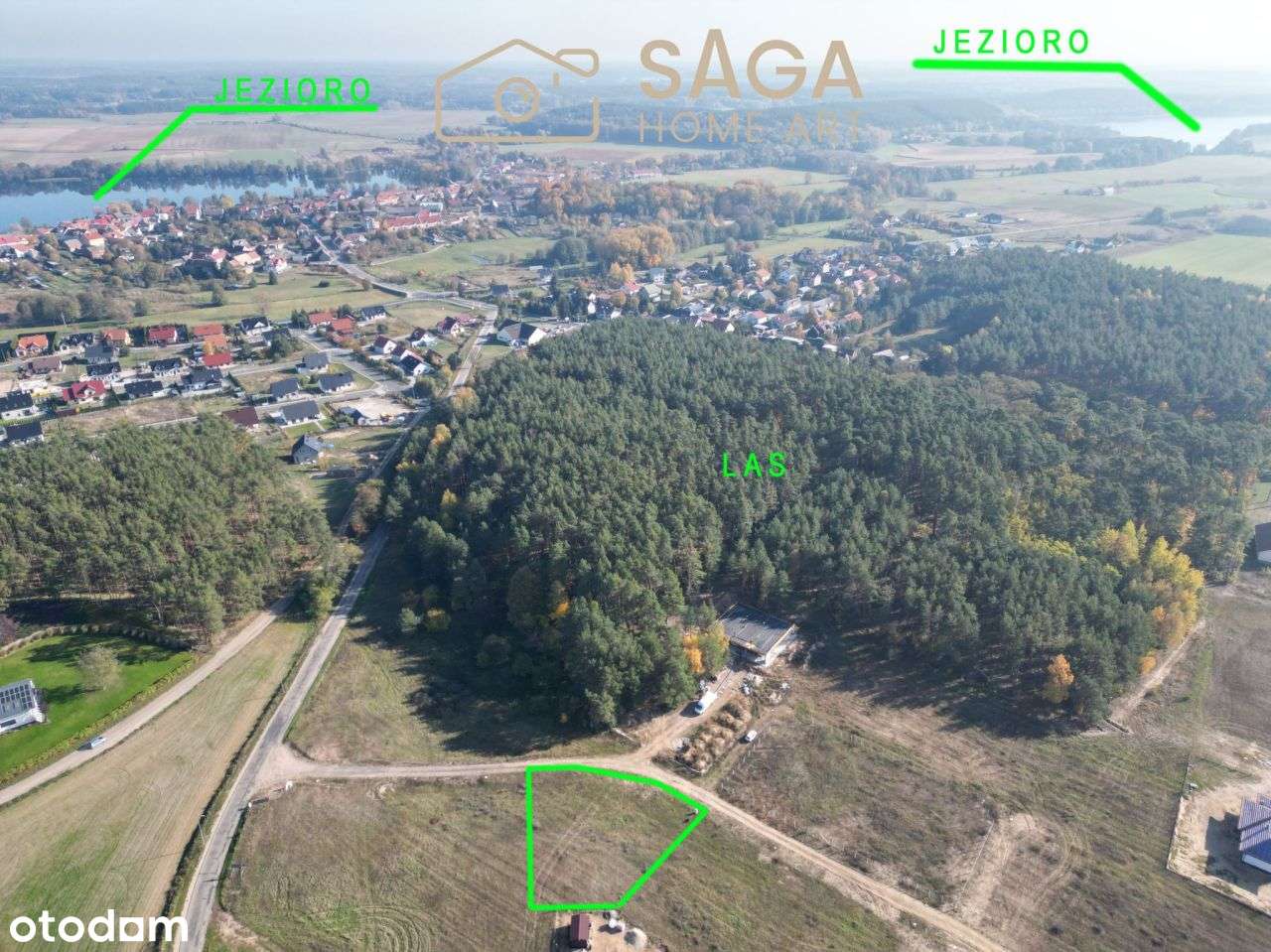 Działka 943 m2/0% prowizji/2 jeziora/las/media/Mpz - Pełny obrazek: 4/16