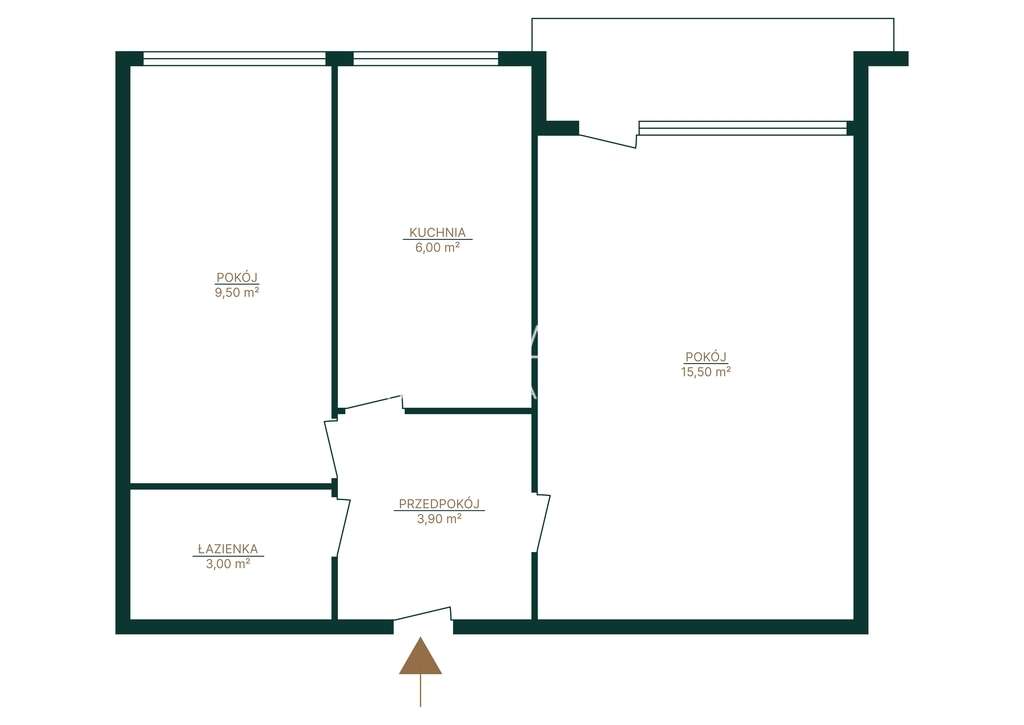 Klimatyczne 2 pokoje | 38m z Loggią !-11