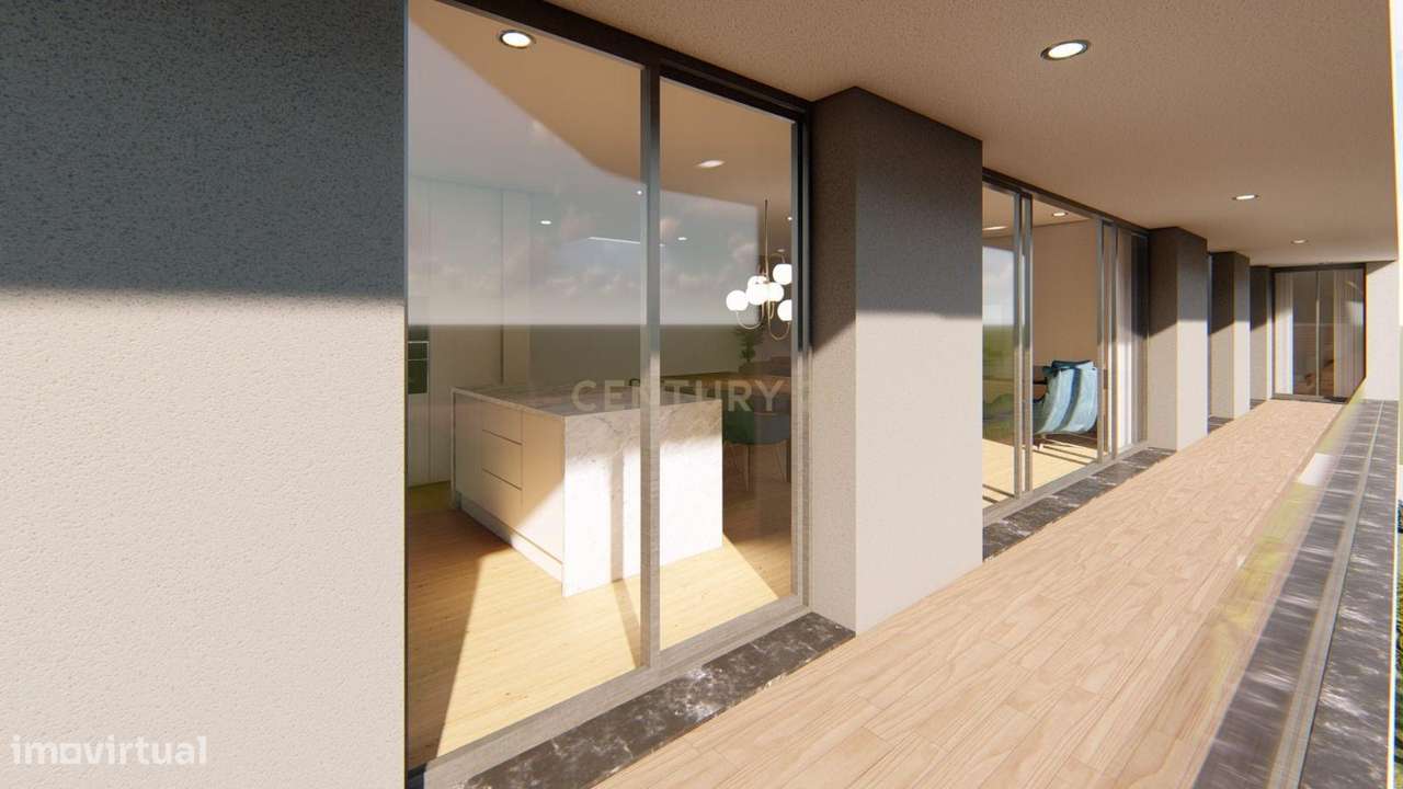 Terreno de 800 m² com Projeto Aprovado | Moradia T3 Contemporânea | Sã-8