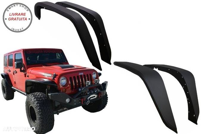 Extensii Aripi din Otel JEEP Wrangler Rubicon JK (2007-2017)- livrare gratuita - 14