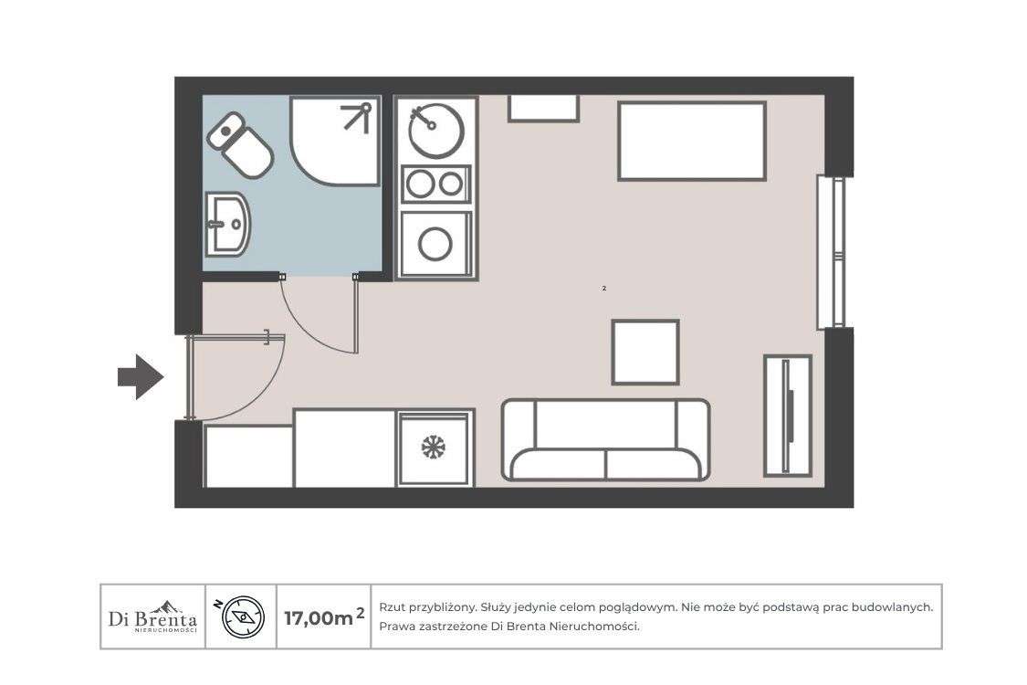 Jasna kawalerka - Centrum - Piłsudskiego-8