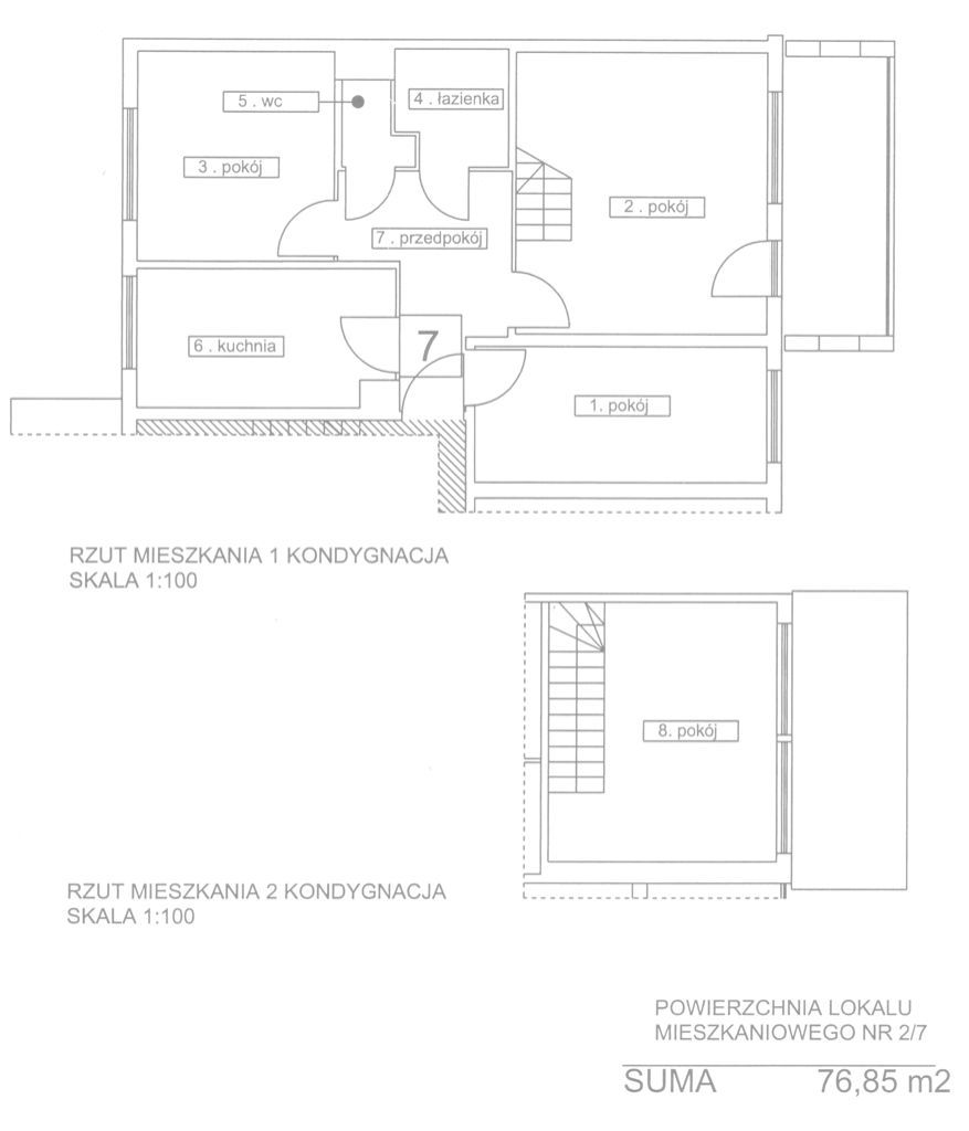 Klimatyczne, dwupoziomowe, 4 pokoje w centrum