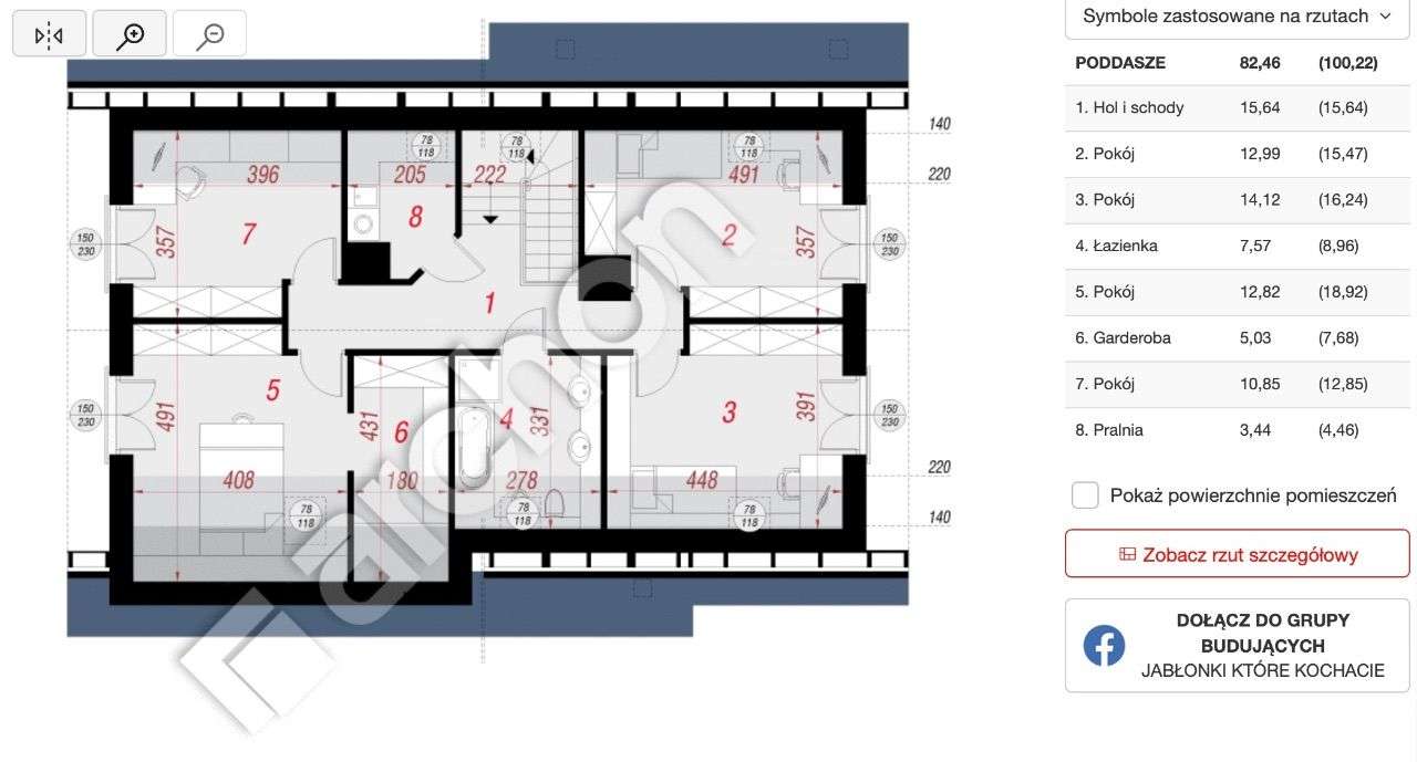 Dom wolnostojący 180 m2 | Działka 1000 m2 | ok 60 minut od Warszawy-13