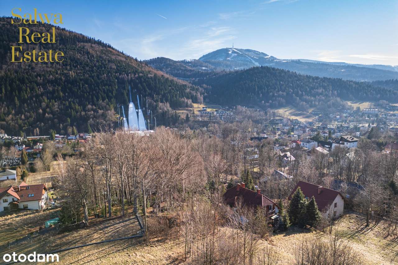 Działka budowlana z prywatnym lasem | południowy stok | Szczyrk-2
