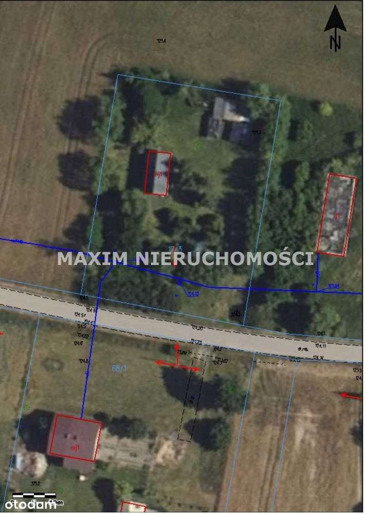 Działka 2000m² z domem. Media, 1h do Warszawy - Pełny obrazek: 5/6