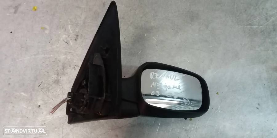 ESPELHO RETROVISOR RENAULT MEGANE II 03-08 REBATIVEL - DIREITO - 1