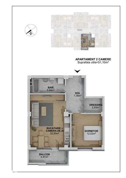 apartamente noi in Blaj - Imagine principală: 4/8