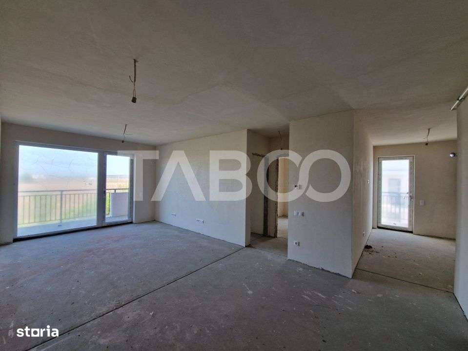 Apartament 63 mp utili 3 camere 2 bai gradina parter inalt Turnisor - Imagine principală: 3/13
