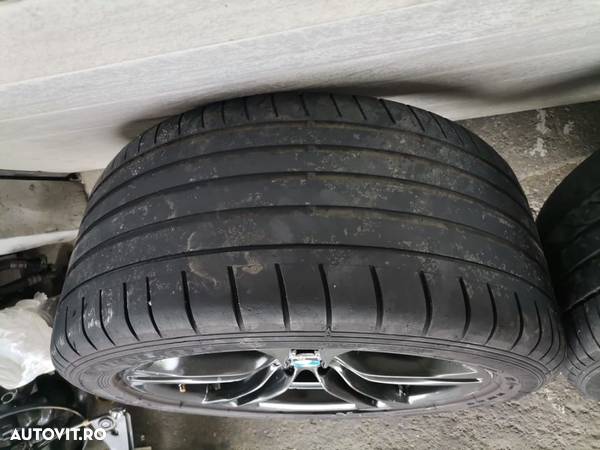 jante / roti R18 2 lățimi mai late pe spate originale bmw F10 seria 5 seria 3 anvelope fata 245 45 18 spate 275 40 18 - 6