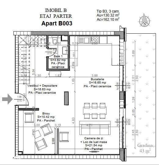 3 camere duplex Pipera | gradina proprie | 130 m² | proiect premiu-9
