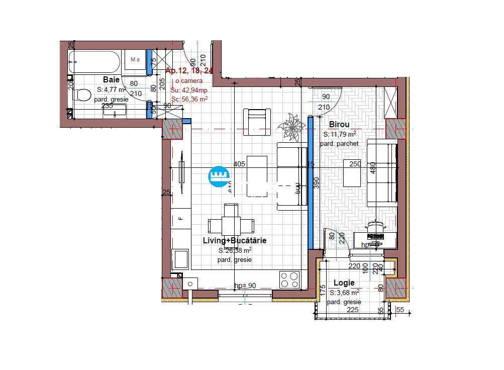 Complex NOU! Ap 2 camere, Pret Promotional! - Imagine principală: 3/9