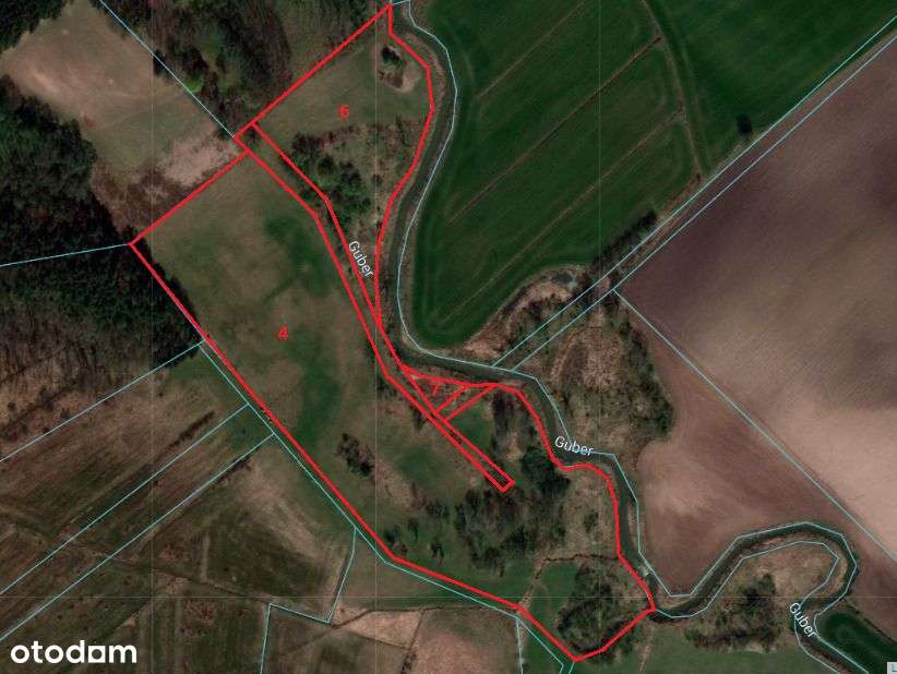 7,43 ha nad rzeką Guber – natura, cisza, historia-1