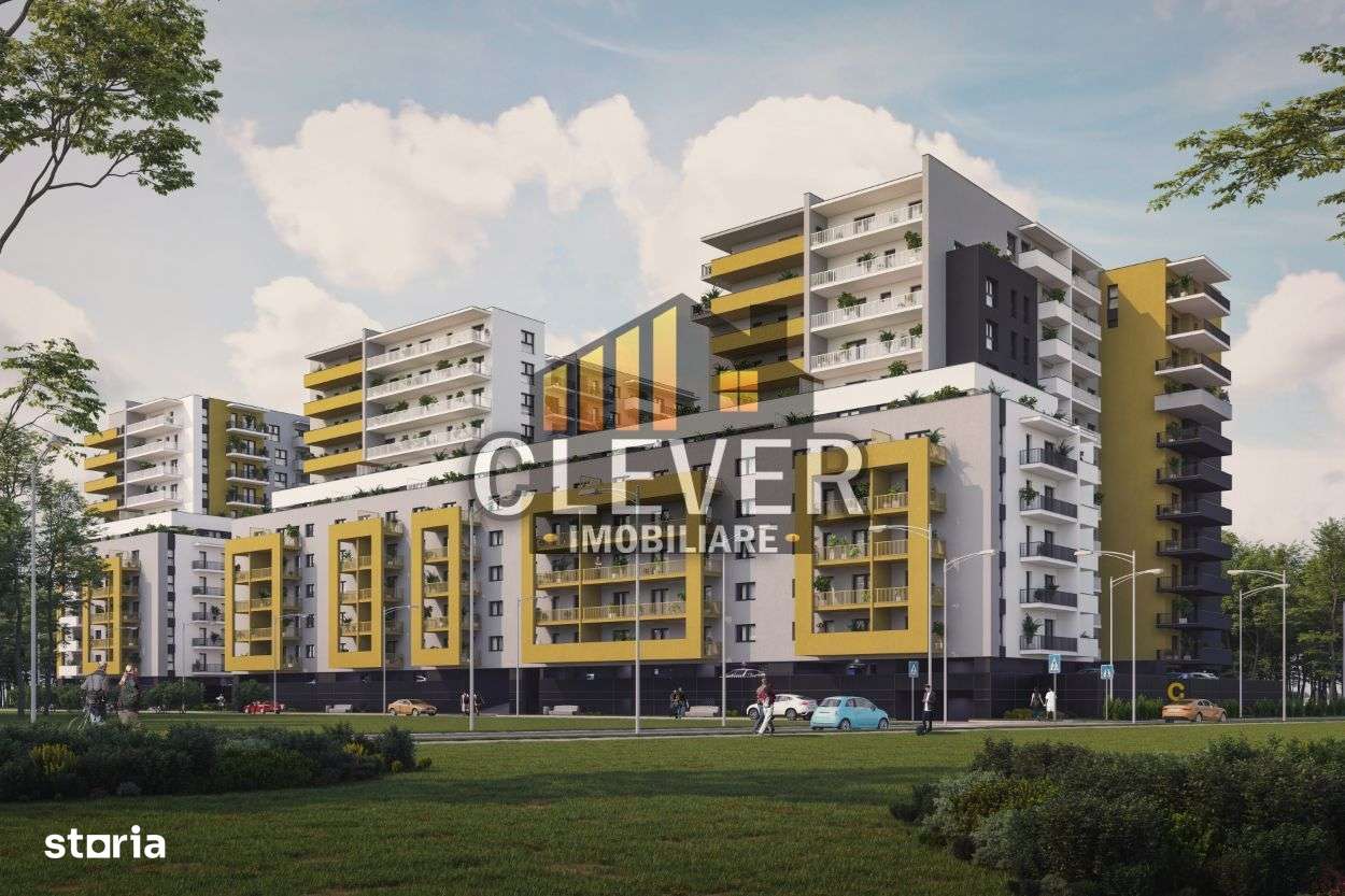 Apartament Finalizat 2 Camere cu Terasa  Parcare BONUS - Imagine principală: 3/5