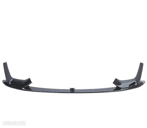 SPOILER LIP FRONTAL PARA BMW F80 M3 F82 F83 M4 14- PRETO BRILHANTE - 2