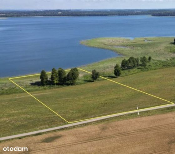 Działka budowlana Sterławki Małe z linią brzegową