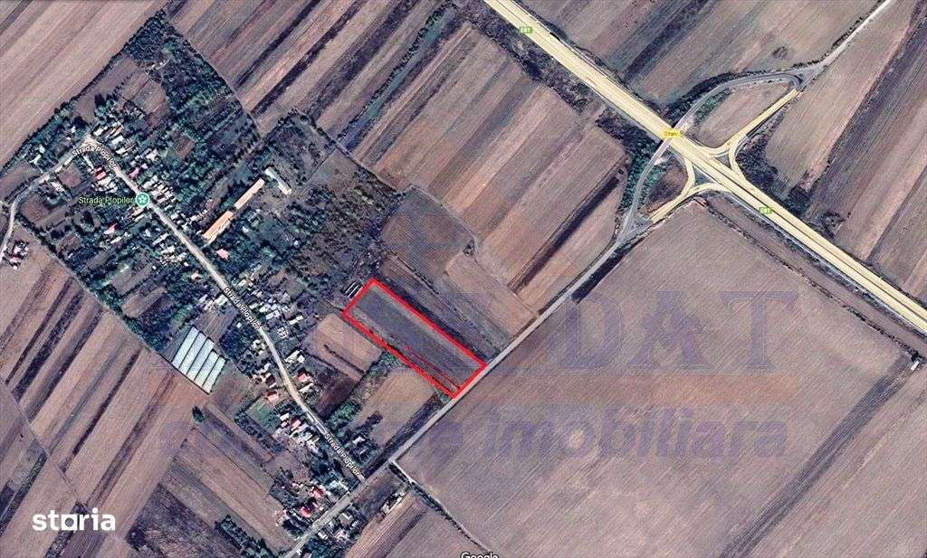 Vanzare teren intravilan, iesire Autostrada - Imagine principală: 1/6