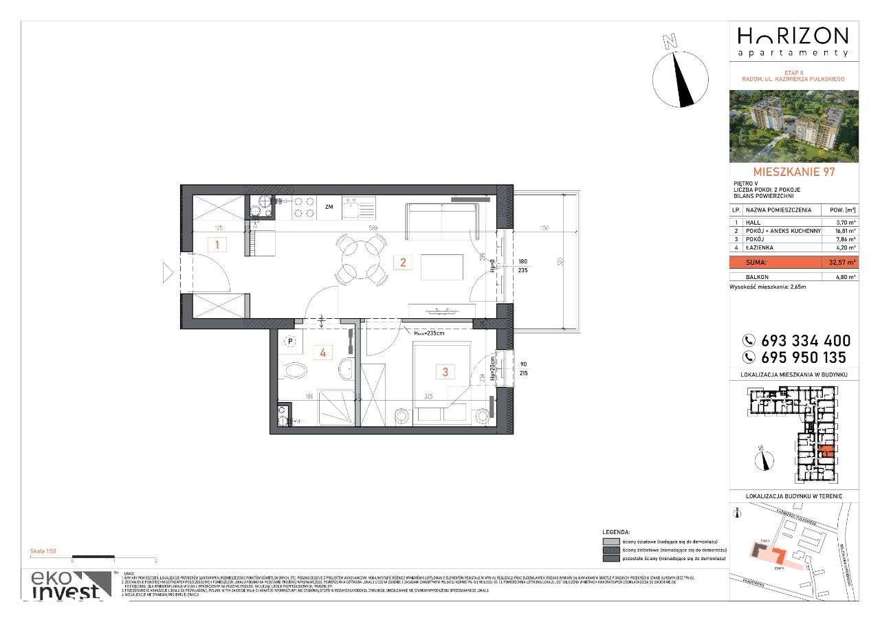 Horizon II etap M97 - 2 pokoje - Pełny obrazek: 5/10
