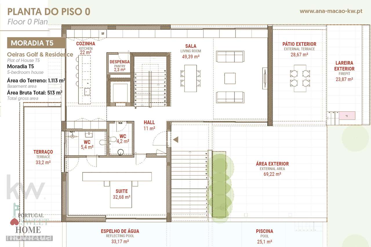 Moradia de Luxo T5, com Piscina e Garagem para 2 viaturas-29