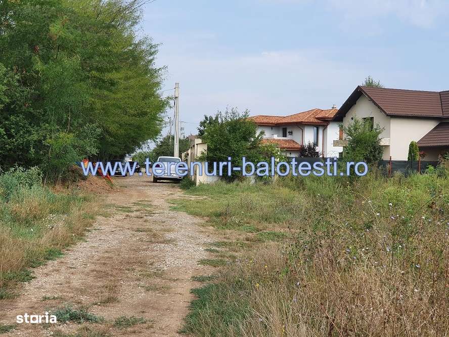 Teren Balotesti,vecinatate Dn1, utilitati+asfalt la 60 metri-0