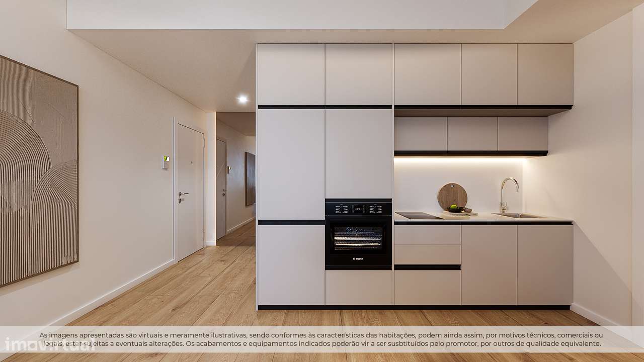 Apartamento Novo T0+1 c/GYM no Centro de Vila Nova de Gaia - Grande imagem: 5/19