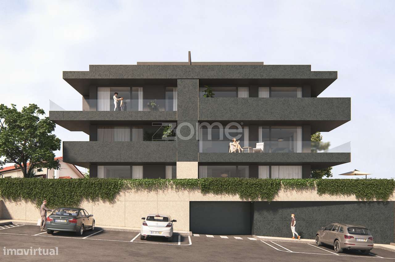 Apartamento T2 duplex novo com elevador e garagem em Ponte de Lima - Grande imagem: 4/17