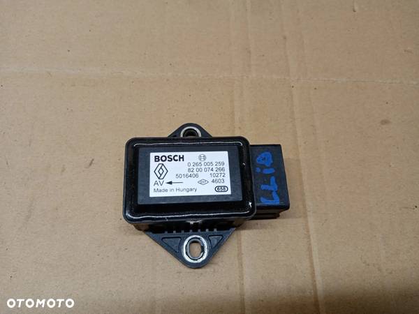 Moduł czujnik sensor ESP Renault Clio III 0265005259 8200074266 - 2