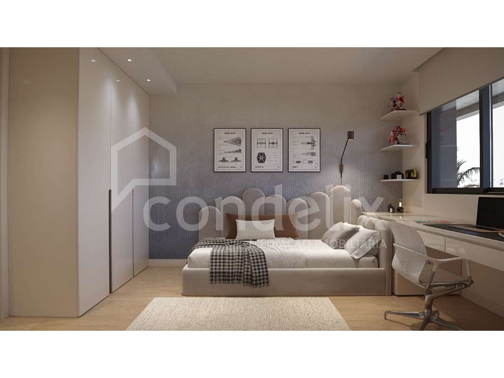 Apartamento T3 com terraço para venda em Valongo-11