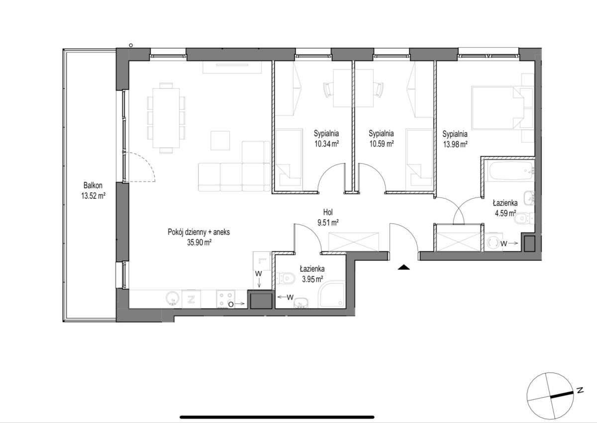 Nadmorski apartament - 500 m do plaży! - Pełny obrazek: 2/20