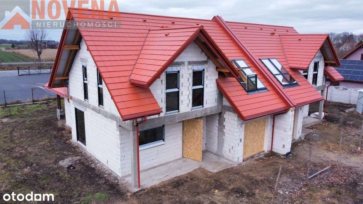 Bliźniak z garażem w stanie surowym zamkniętym-4