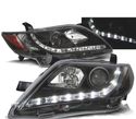 CONJUNTO DE FARÓIS PARA TOYOTA CAMRY 6 XV40 06-09 DAYLIGHT LED PRETOS - 1